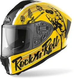 Airoh Spark Rock N Roll Motorhelm -Motorfiets Winkel airoh spark rock n roll geel d8dc