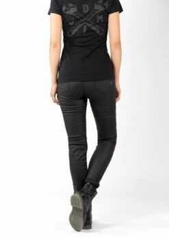 John Doe Betty Biker Jeggings Zwart Motorbroek -Motorfiets Winkel john doe betty biker jeggings black jdj4009 achterkant d1b0