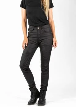 John Doe Betty Biker Jeggings Zwart Motorbroek -Motorfiets Winkel john doe betty biker jeggings black jdj4009 f7c7