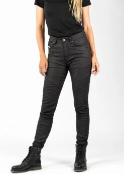 John Doe Betty Biker Jeggings Zwart Motorbroek -Motorfiets Winkel john doe betty biker jeggings black jdj4009 voorkant 0b84