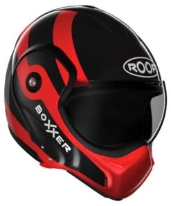 Roof BoXXer Fuzo Motorhelm -Motorfiets Winkel roof boxxer fuzo rood zwart 1 2f3f