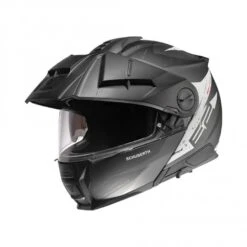 Schuberth E2 Explorer Motorhelm -Motorfiets Winkel schuberth e2 explorer zwart wit a72a